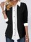 Loosen Casual Shirt Collar Blouse