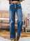 JFN Solid Pocketed Basic Casual Jeans