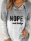V Neck Loosen Vintage Sweatshirt
