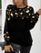Star Pattern Cotton Blends Regular Fit Casual Sweatshirts