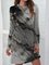 Cotton Blends Casual Buttoned Dresses