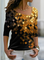 Casual Regular Fit Asymmetrical Neck T-shirt
