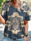 Regular Fit Tribal Vintage Casual Shirts & Tops