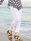JFN Solid Basic Lace Casual Pants