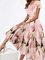 JFN Square Neck Floral Formal Vacation Midi Dresses