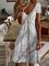 JFN V Neck Ombre VacationMini Dresses