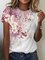 JFN Crew Neck Floral Vacation T-Shirt/Tee