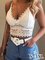 JFN Ladies Summer Lace Gathering Beautiful Back Sling Anti-Lighting Underwear Plus Size