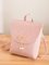 JFN Women's Pearl Embellished Oil Wax Leather Vintage Backpack