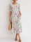 JFN Round Neck Floral Elegant Casual Midi Dresses