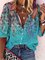 JFN Collar Floral Causal Shirt