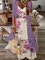 JFN 2PCS V Neck Floral Vacation Dress & Cardigan