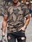 Men's Hawaiian Botanical Floral Short Sleeve T-Shirt