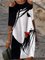 JFN Round Neck Abstract Casual Midi Dresses