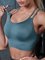 JFN Sexy Push Up Shockproof Seamless Thin Strap Beautiful Back Sports Bra