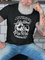 Casual Style Father's Day Cotton Crew Neck Letter Print Men's Casual Short Sleeve T-Shirt
