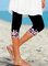 JFN Floral Vacation Capris Leggings