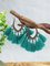 JFN Boho Fringe Distressed Geometric Vintage Earrings