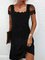 JFN
Square Neck Plain Lace Vacation Party Mini Dresses