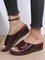 JFN Perforated Hollow Metal Sheet Vintage Casual Slippers