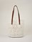 JFN Lace Embroidered Floral Cutout Tote Bag Shoulder Bag Handbag