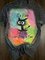 Colorful Letter Printed Casual Short Sleeve Round Neck T-Shirt