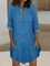 Regular Fit Boho Short Sleeve Woven Dress