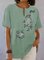 Floral Regular Fit Cotton Tops