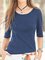 Cotton Vacation Scoop Neckline Short Sleeve Tops