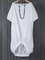 One Shoulder High Low White Women Dresses Casual Solid Dresses