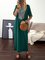 Statement V Neck Casual Dresses