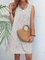 JFN Round Neck Floral Vacation Mini Dresses