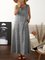 Crew Neck Women Dresses Floral-Print Dresses