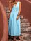 Women Summer Buttoned Maxi Dresses A-Line Daily Plain Dresses