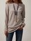 Solid Color Casual Long-sleeved Round Neck Tops