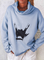Long Sleeve Knitted Casual Sweatshirt