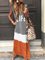 Sleeveless Stripes Dresses
