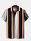 Casual Shirt Collar Printed Shirts & Tops