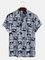 Shirt Collar Casual Printed Shirts & Tops