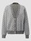 Vintage Casual Cotton Blends Sweater