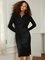 Vintage Long Sleeve Plain Dresses