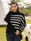 Long Sleeve Vintage Stripes Sweater