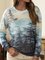 Cotton-Blend Vintage Long Sleeve Shirts & Tops