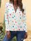 Casual Long Sleeve Polka Dots Boho Shirts & Tops