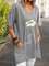 Vintage Short Sleeve V Neck Shirts & Tops