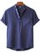 Men's Basic Solid Linen Shirts