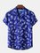Men's Printed Shirt Collar Vintage Shirts