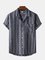Men's Tribal Printed Basic Shirts