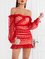 Long Sleeve Sexy Polka Dots Knitting Dress