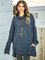 Holiday Turtleneck Long Sleeve Paneled Dresses